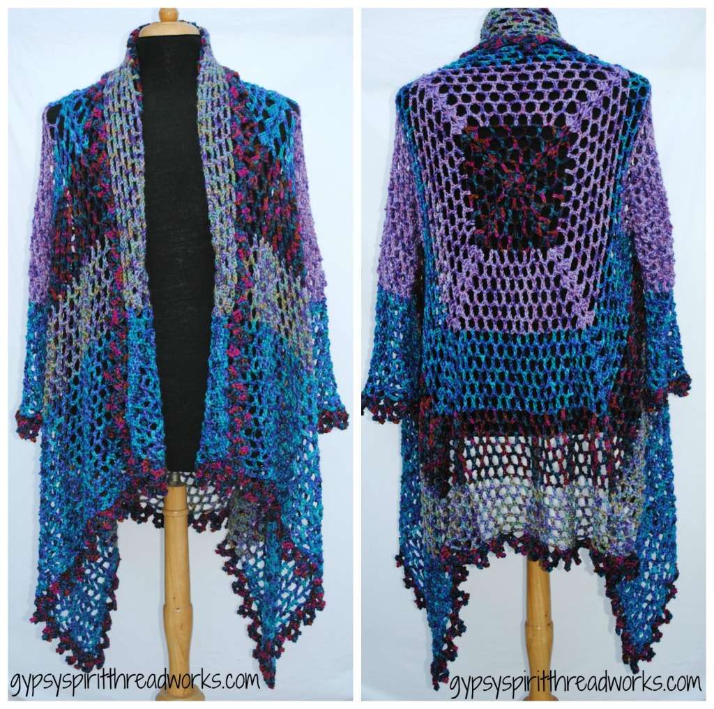 Gypsy Spirit Crocheted Duster