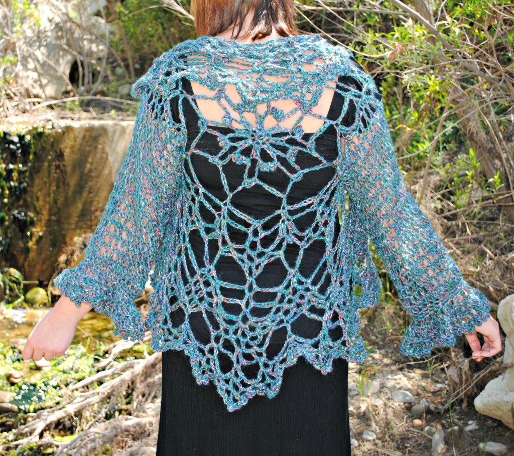 Weaving The Web Crocheted Cardigan