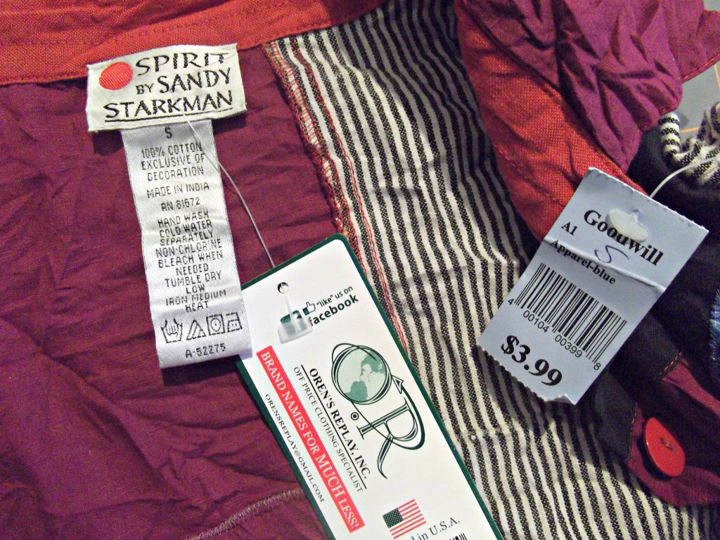 shirt label and tags